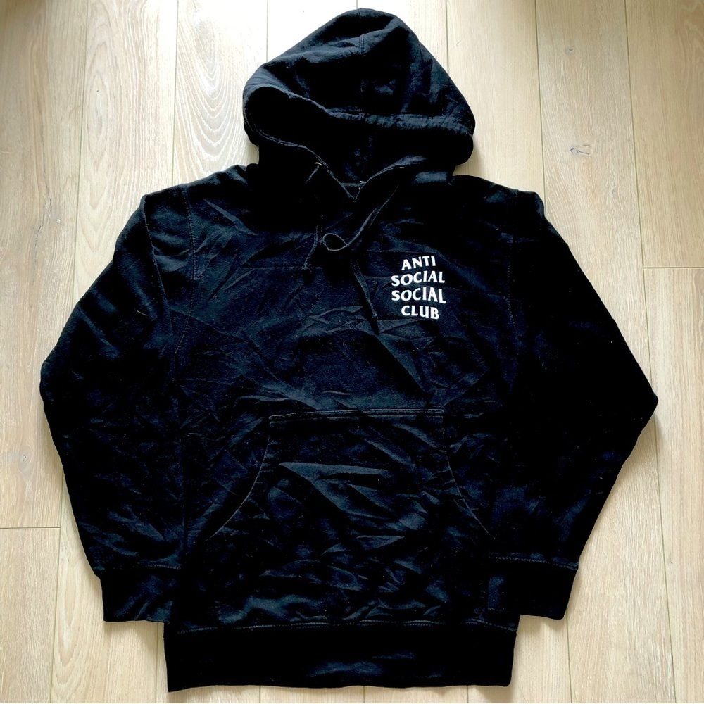 Authentic Anti Social Social Club Black Hoodie